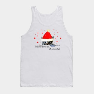 Funny Christmas Cat meme Tank Top